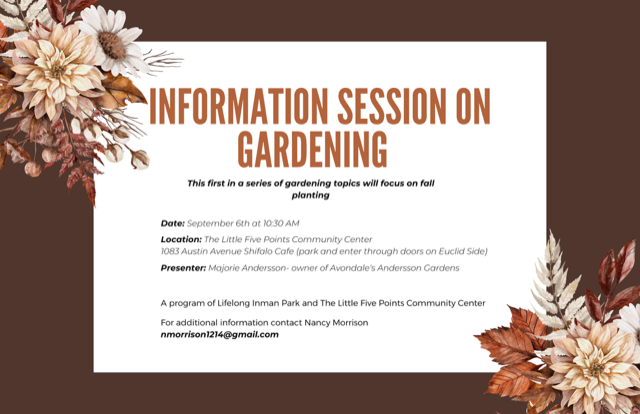 Gardening Info Session